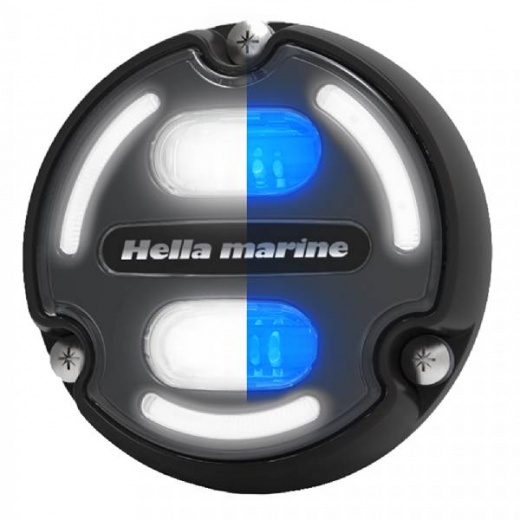 Hella Apelo A2 Blue White Underwater Light - 3000 Lumens - Black Housing