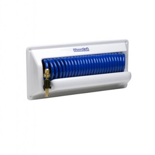 Hose Coil Horizontal Mount Enclosure with 5ft Feeder Hose