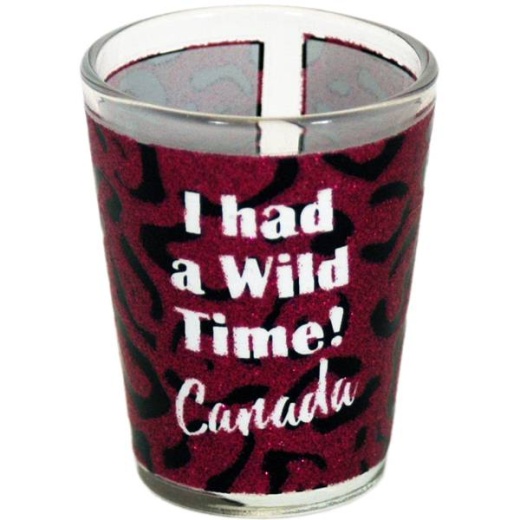 Jenkins Can Shotglass Animal Print
