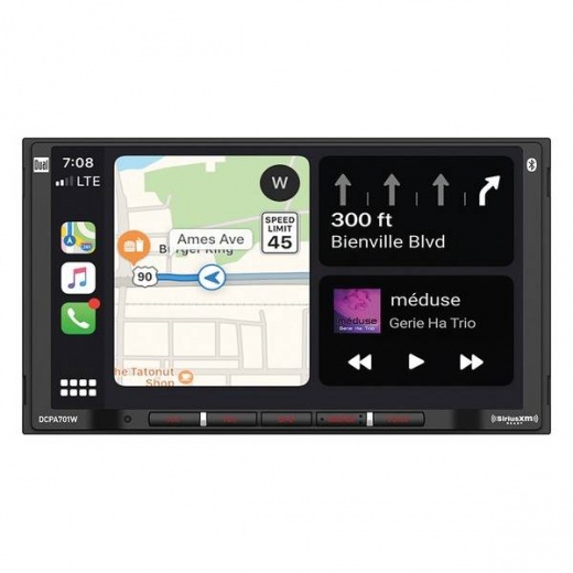 Dual 7In 2Din Tchscrn Rcvr - 7-Inch Double-DIN In-Dash Digital Media Receiver