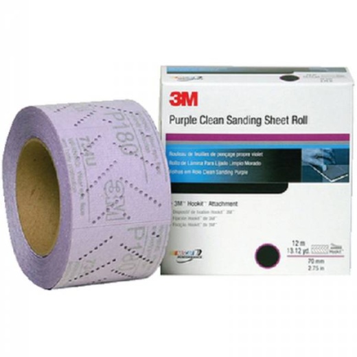 3M Purple Clean Sanding Sheet Roll P800 - Hookit 30700