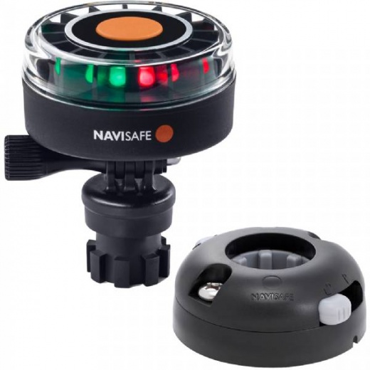 Navisafe Navilight 2Nm Tricolor with Navimount Base Horizontal Mount - Black