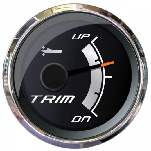 Faria Platinum 2Inch Trim Gauge for Mercury, Mariner, Mercruiser, Volvo DP, Yamaha