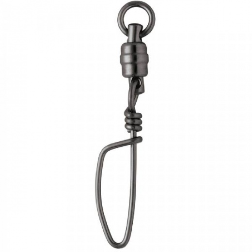 VMC BSHBTSS Black SS HD Ball Bearing Snap Swivel #2 70Lb