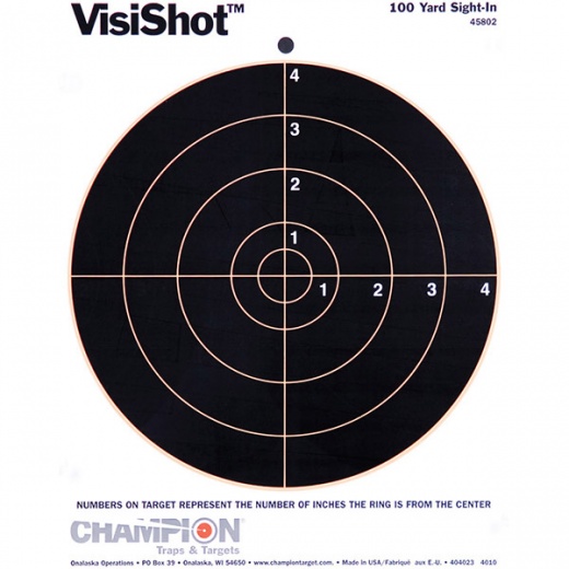 Champion Visishot 8" Bullseye 10Pk