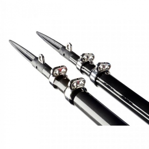 C.E. Smith Gen3 Carbon Fiber Outriggers - Black - 22Inch - Pair