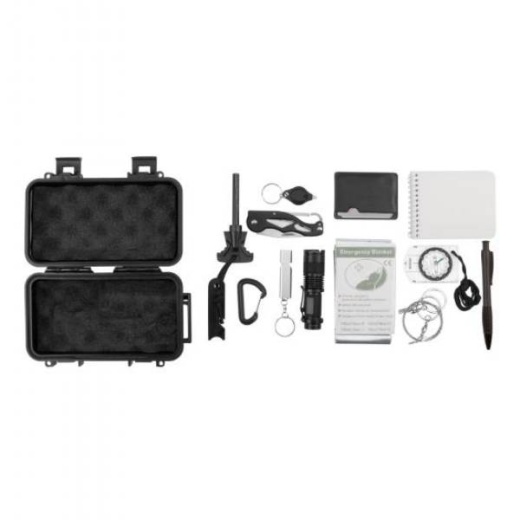 Performance Tool 12-In-1 Outdoor Survival Kit