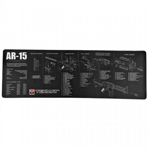 Tekmat Tekmat Rifle Mat Ar15 Blk - The Ultimate Gun Cleaning Mat