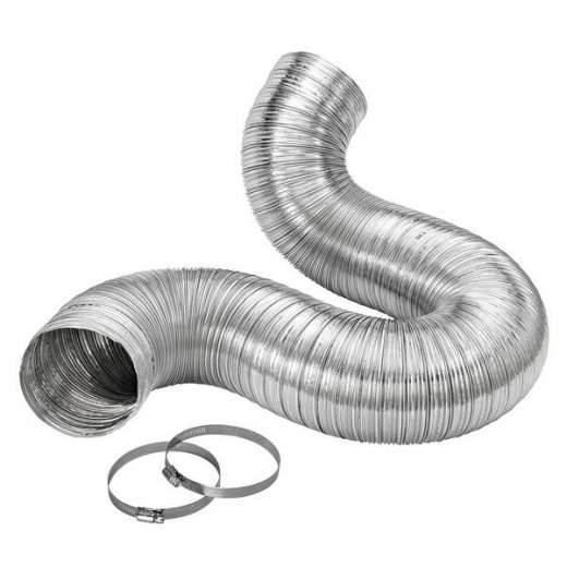 Lambro 4-Inch Diameter X 8-Foot Premium Rigiflex Duct With Clamps