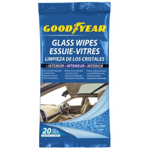 Goodyear Interior Glass Wipes 20Pk