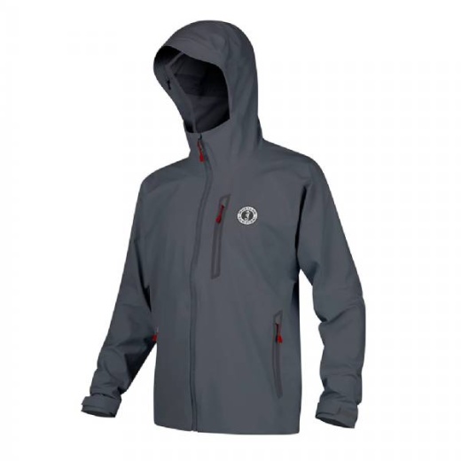 Mustang Survival Men's Fts Callan Waterproof Jacket - Admiral Gray - XXL