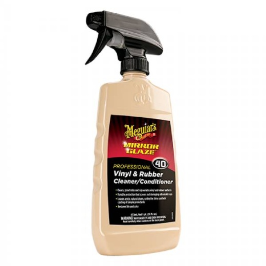 Meguiars M40 Mirror Glaze Vinyl and Rubber Cleaner and Conditioner