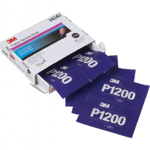 3M Hookit Flex Sheet P1500 25/Bx
