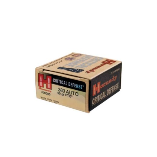 Hornady Critical Defense 380ACP 90 Grain Ammo