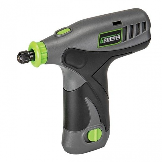 Genesis 8-Volt Li-Ion Rotary Tool With 65-Piece Accessory Set