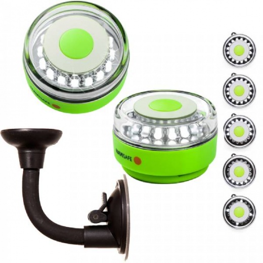 Navisafe Portable Navilight 360 Deg 2Nm Rescue - Glow In The Dark - Green