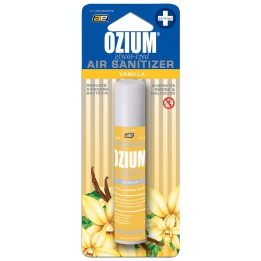 Medo Ozium Vanilla .8 Oz Carded - Air Purifier and Odor Eliminator