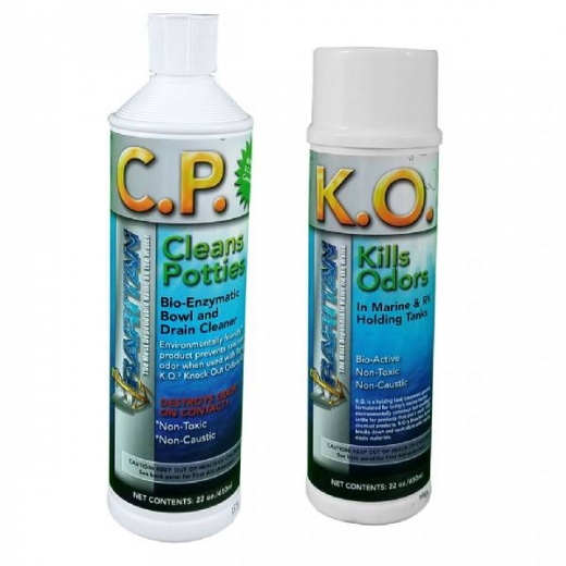 Raritan Potty Pack w/K.O. Kills Odors C.P. Cleans Potties - 1 of Each