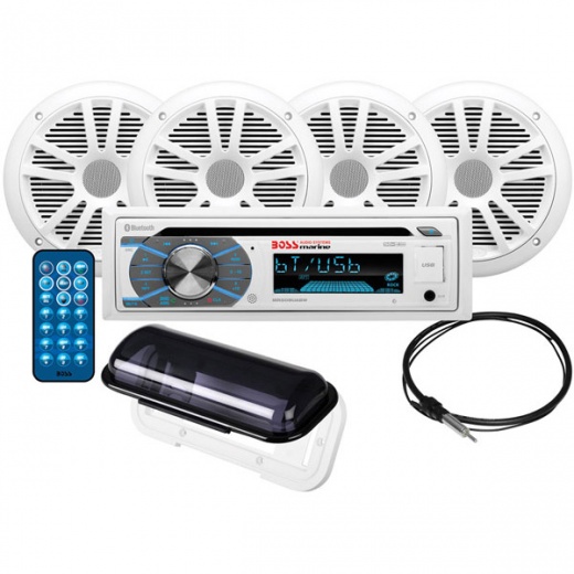 Boss Audio Bluetooth Marine Package