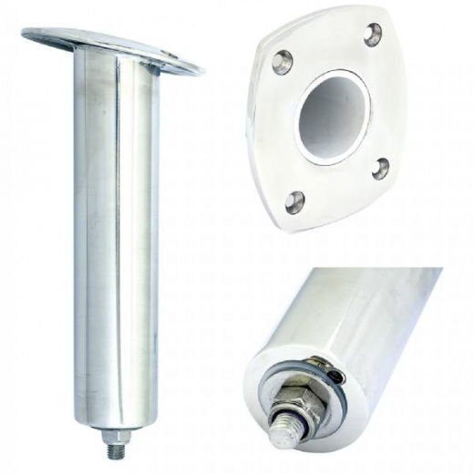Tigress 4 Hole Extra Long Swivel Rectangular Head Rod Holder - 30 Deg