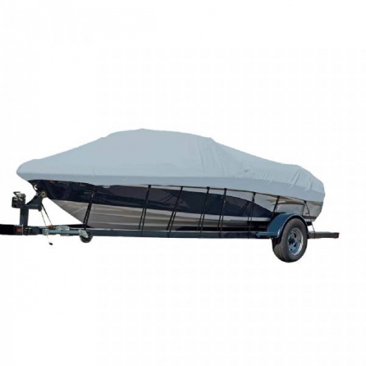 Carver Sun-Dura Styled-To-Fit Boat Cover for 16.5 Ft Sterndrive V-Hull