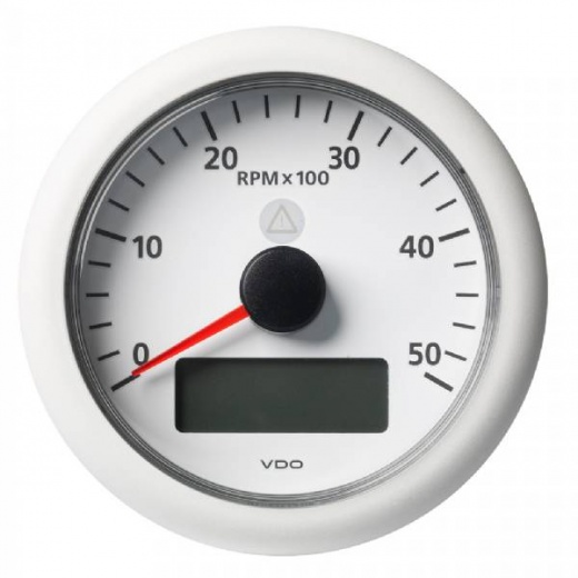 VDO ViewLine Tachometer w/Multi-Function Display - 3-3/8 Inch (85 mm)