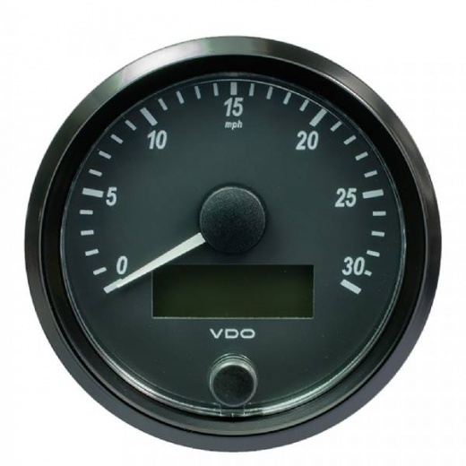 VDO SingleViu 80mm Speedometer - 30 MPH