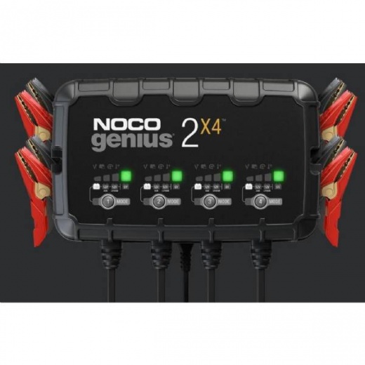 Noco 8A 4-Bank Battery Charger for 6V/12V Batteries