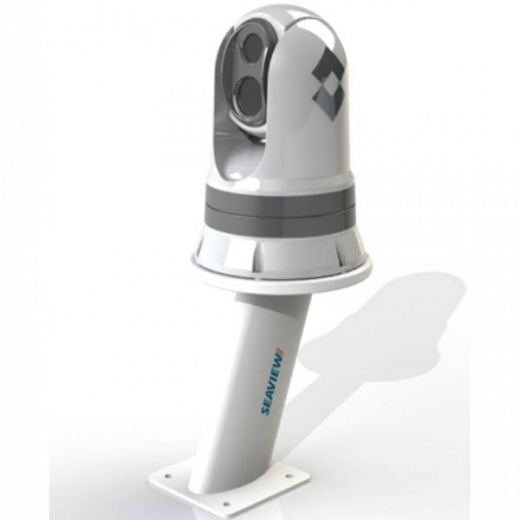 Pyi-Seaview 12 In Aft Leaning Mount, Flir M300 Series