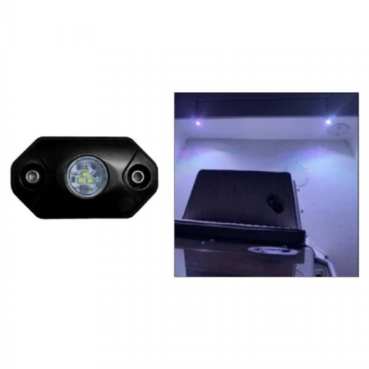 Black Oak LED Rock Accent Light - White - Black Housing