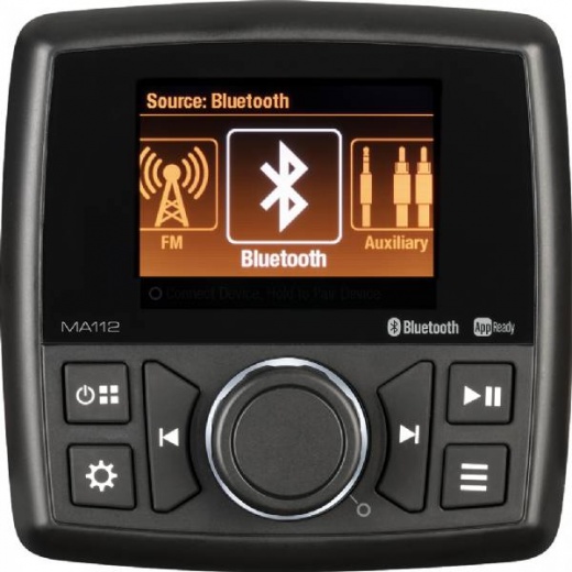 Marine Audio MA112 Stereo Head Unit - AM/FM/BT