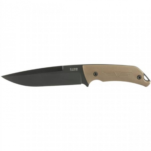 Kabar Kbar Jarosz Turok 6.25" Pln Blk Fixed Blade Knife