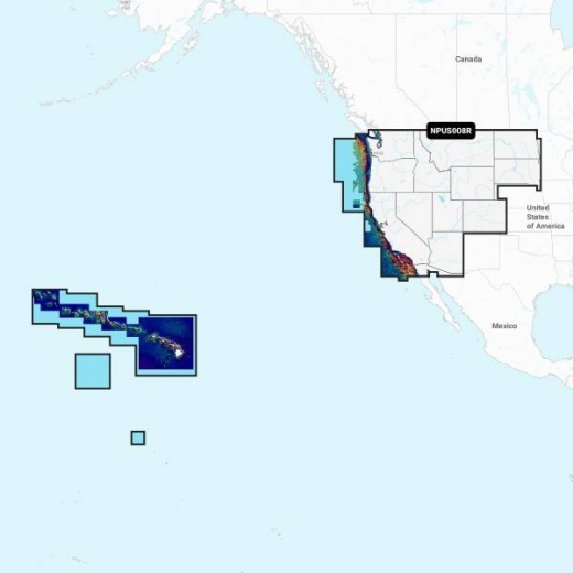 Navionics Platinum Plus NPUS008R U.S. West MicroSD