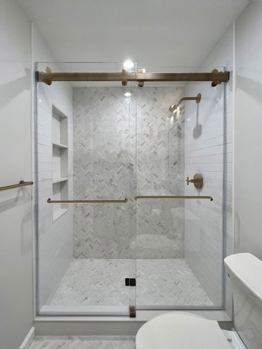 Fhc Napa Series 180 Degree Sliding Shower Door Kit - Compare To Cam73, Smdd73