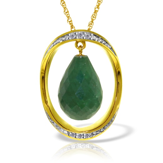 Galaxy Gold Products 24K Gold Plated Pendant Necklace