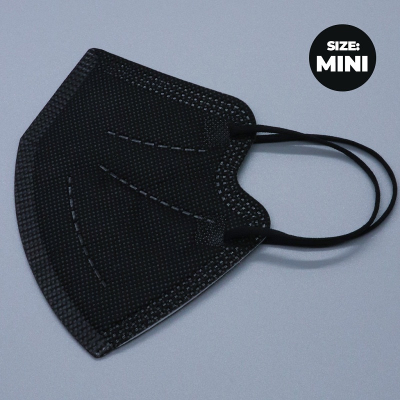 Black Mini Kids Kn95 Masks