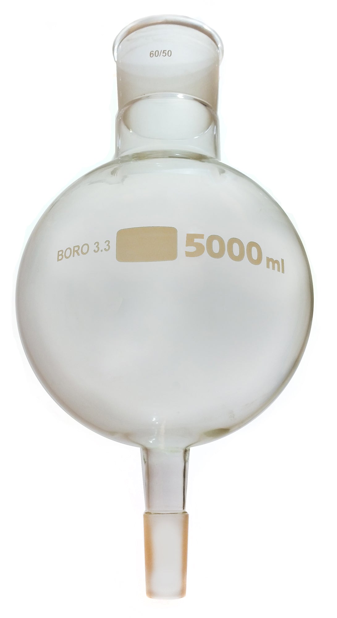 GSC International BMF5000-60-50-CS Biomass Flask, 5000ml, 60/50 Ground Glass Joint, Case of 10