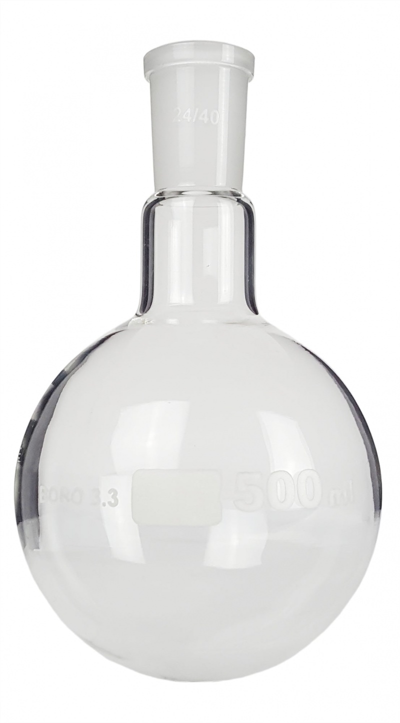 Gsc International Round Bottom Boiling Flask 2440 Ground Glass Joint 500ml Case Of 24 9334