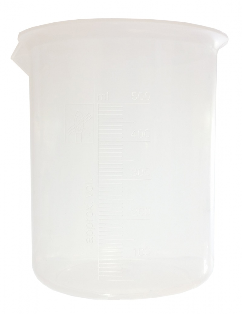 Gsc International Beaker 500Ml, Polypropylene 12 Pack