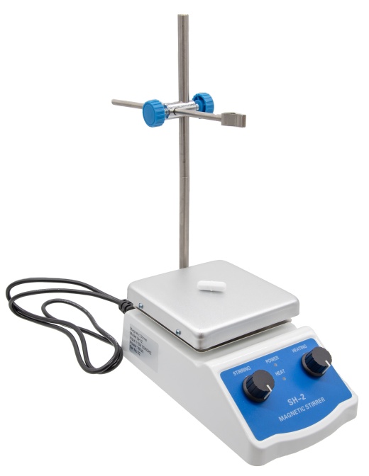 Hot Plate Or Heating Mantle With Magnetic Stirrer And Support Arm