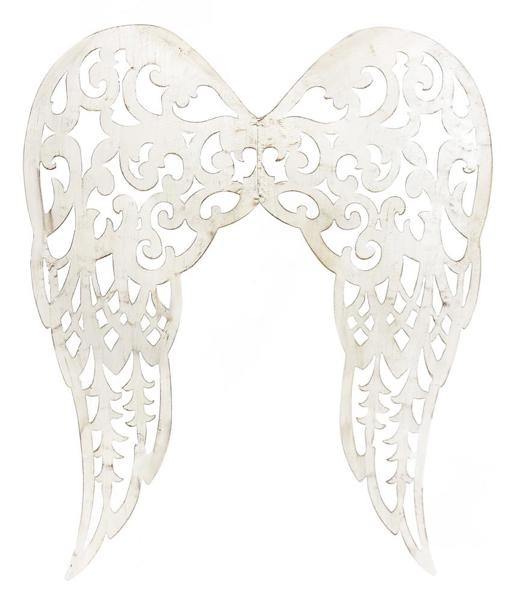 24"H Filigree Angel Wings
