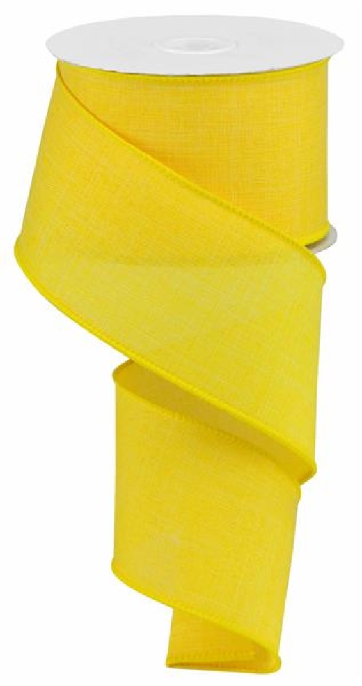 2.5"X10yd Royal Burlap - Sun Yellow