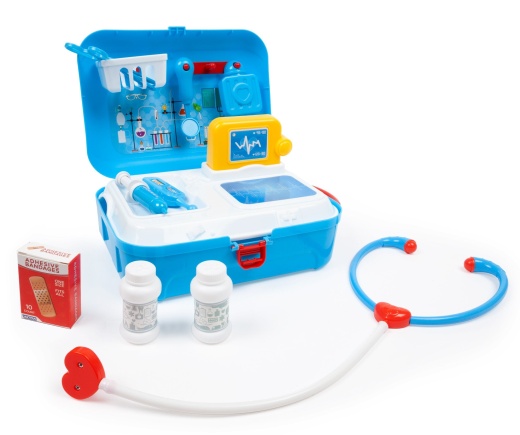 Portable Doctor Back Pack 17 Piece Playset - Hobbytron