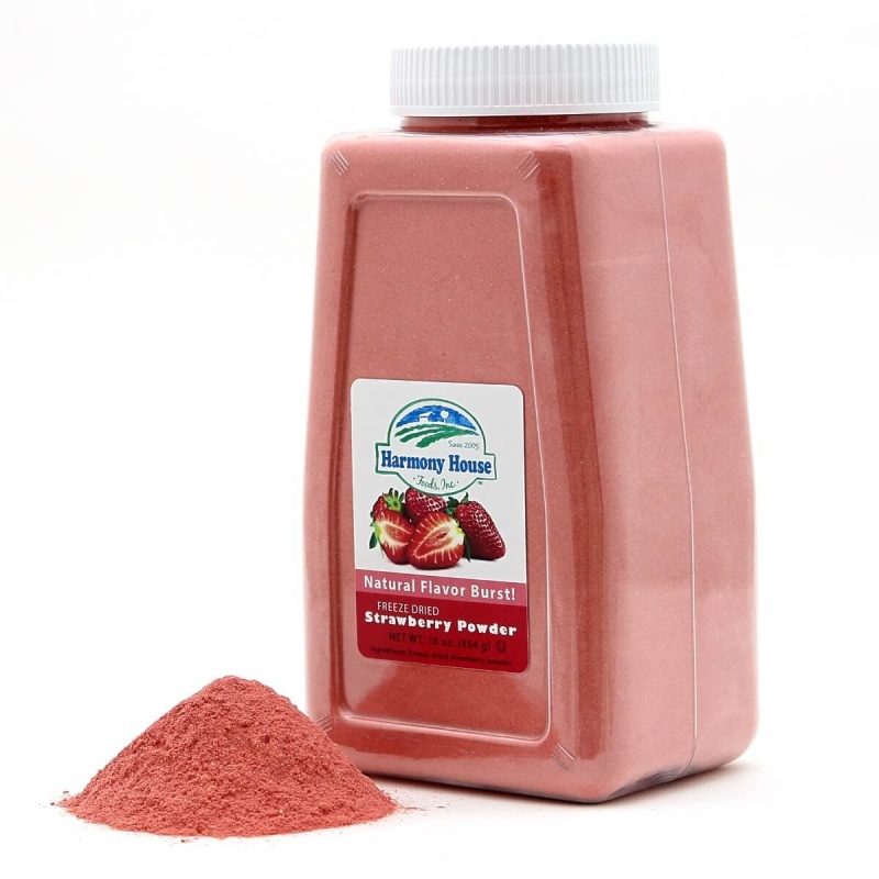 Freeze Dried Strawberry Powder (4 Cups / 64 Tbs)