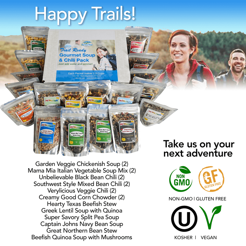 Trail-Ready Gourmet Soup & Chili Pack (18 Ct)