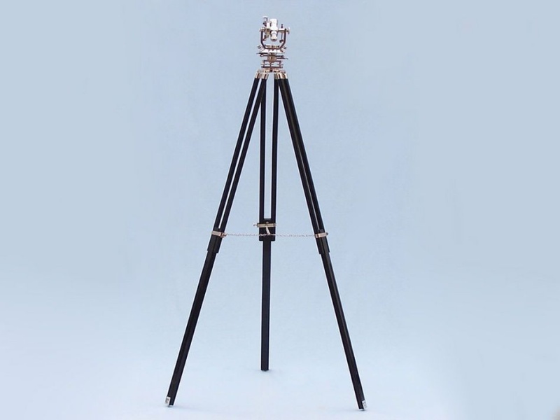 Floor Standing Chrome Theodolite 62"