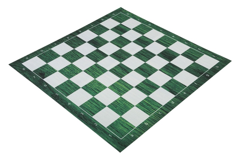 Green Wood - Full Color Thin Mousepad Chess Board