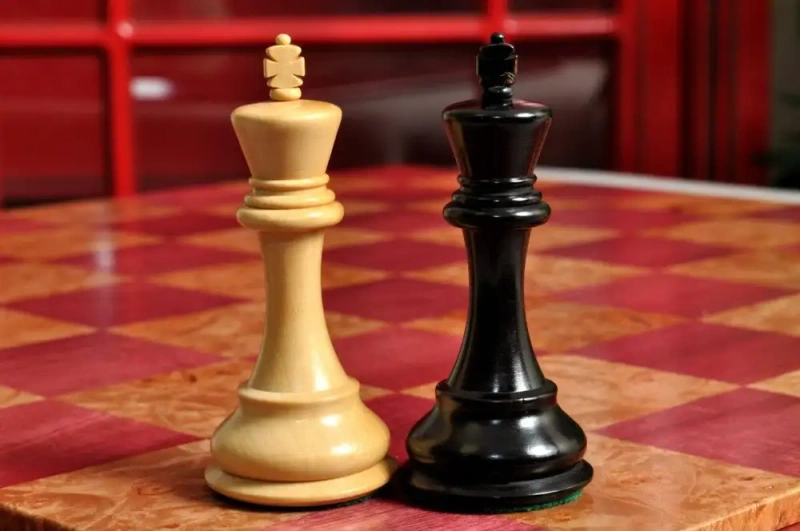 Luxury Chess Board with Maple Burl, Cocobolo, Ebony, Purpleheart
