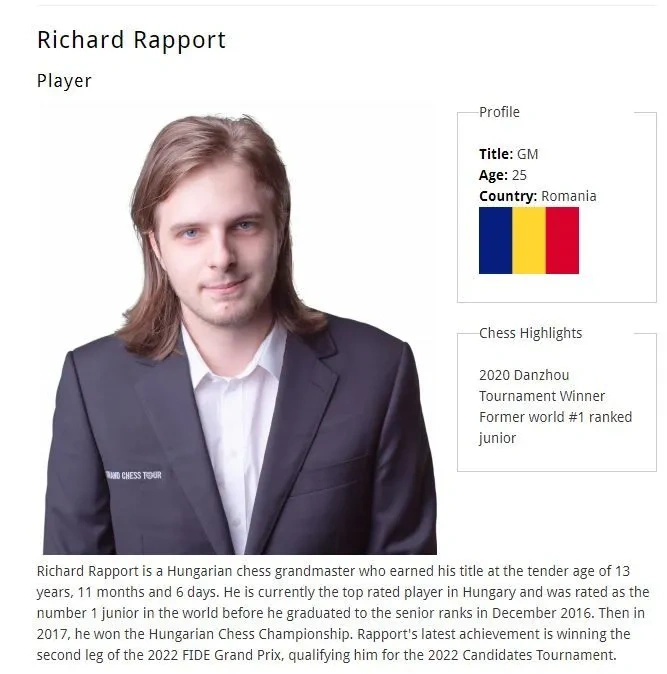 Richard Rapport wins Danzhou Tournament