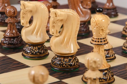 The Hastings Series Plastic Chess Pieces - 3.875 King